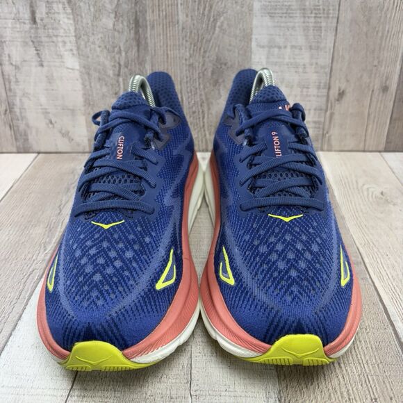 Hoka One One Clifton 9 Women's Size 8.5 B Running Shoes Athletic Sneakers Blue - Picture 3 of 13